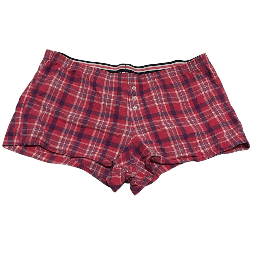 Old Navy Pink Plaid Women's Sleep Shorts